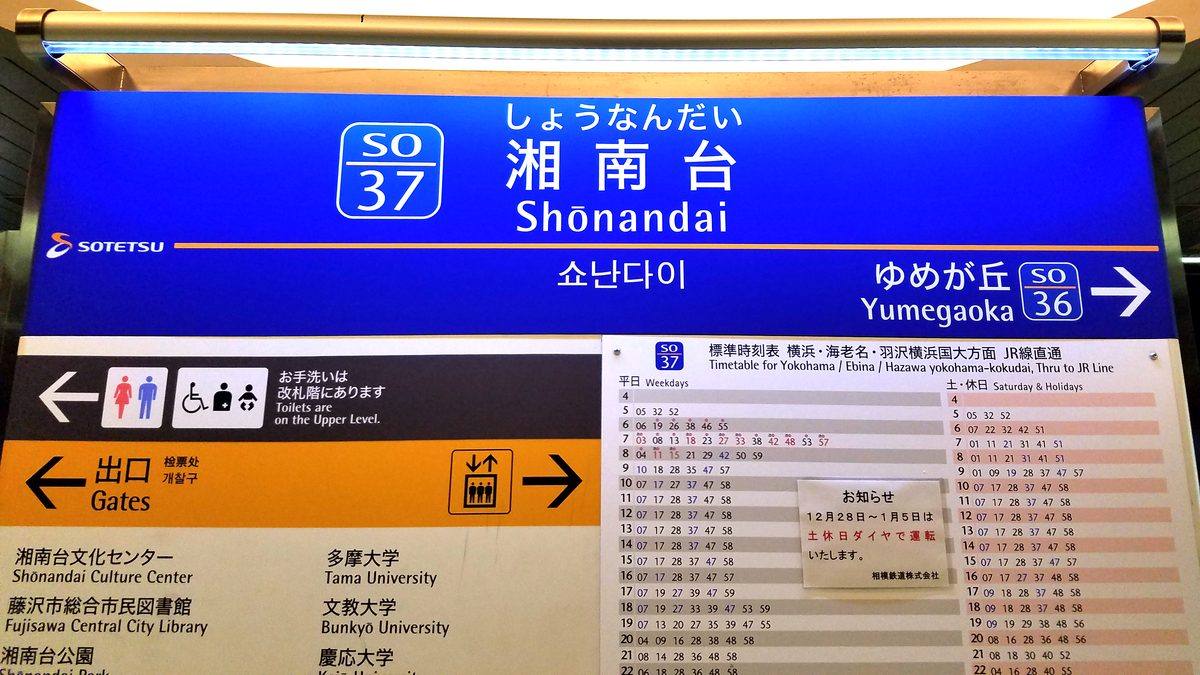 相鉄 — ヒラギノ角ゴ+Rotis SemiSansのロゴ使用例